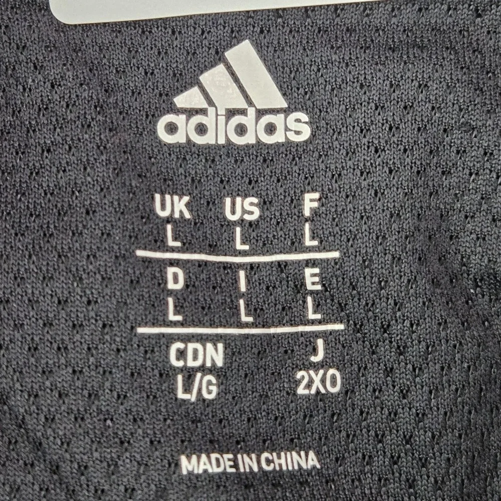 Adidas Men Jacket L Black‎  Nylon Polyester Track Jacket Gorpcore Logo